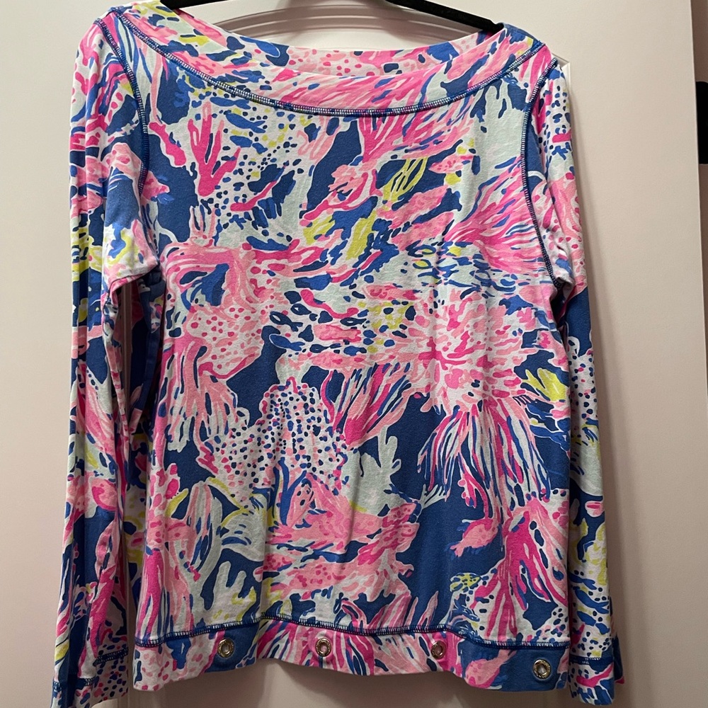 Lilly Pulitzer Sunken Treasure JoJo Top